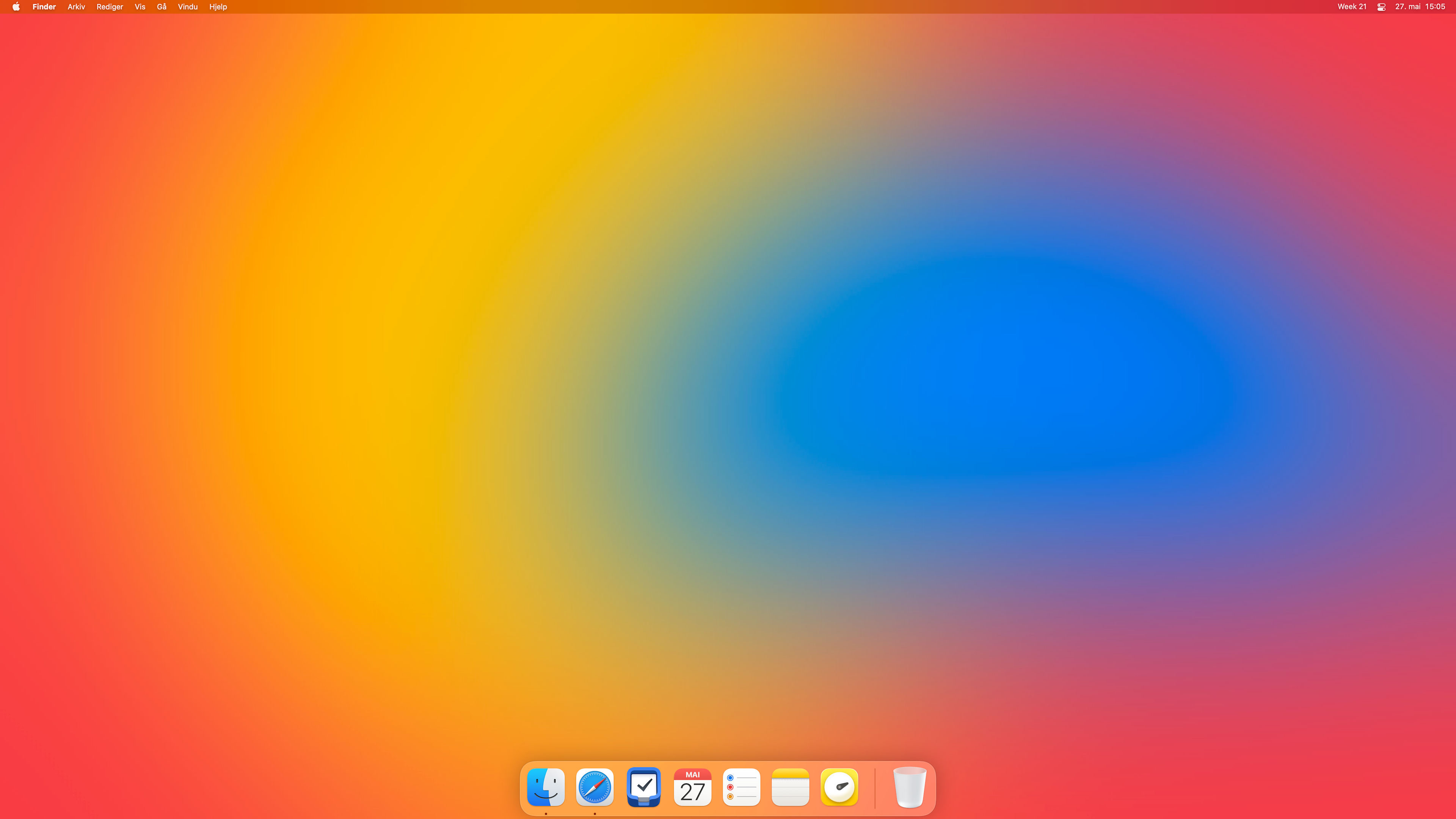 Screenshot on desktop