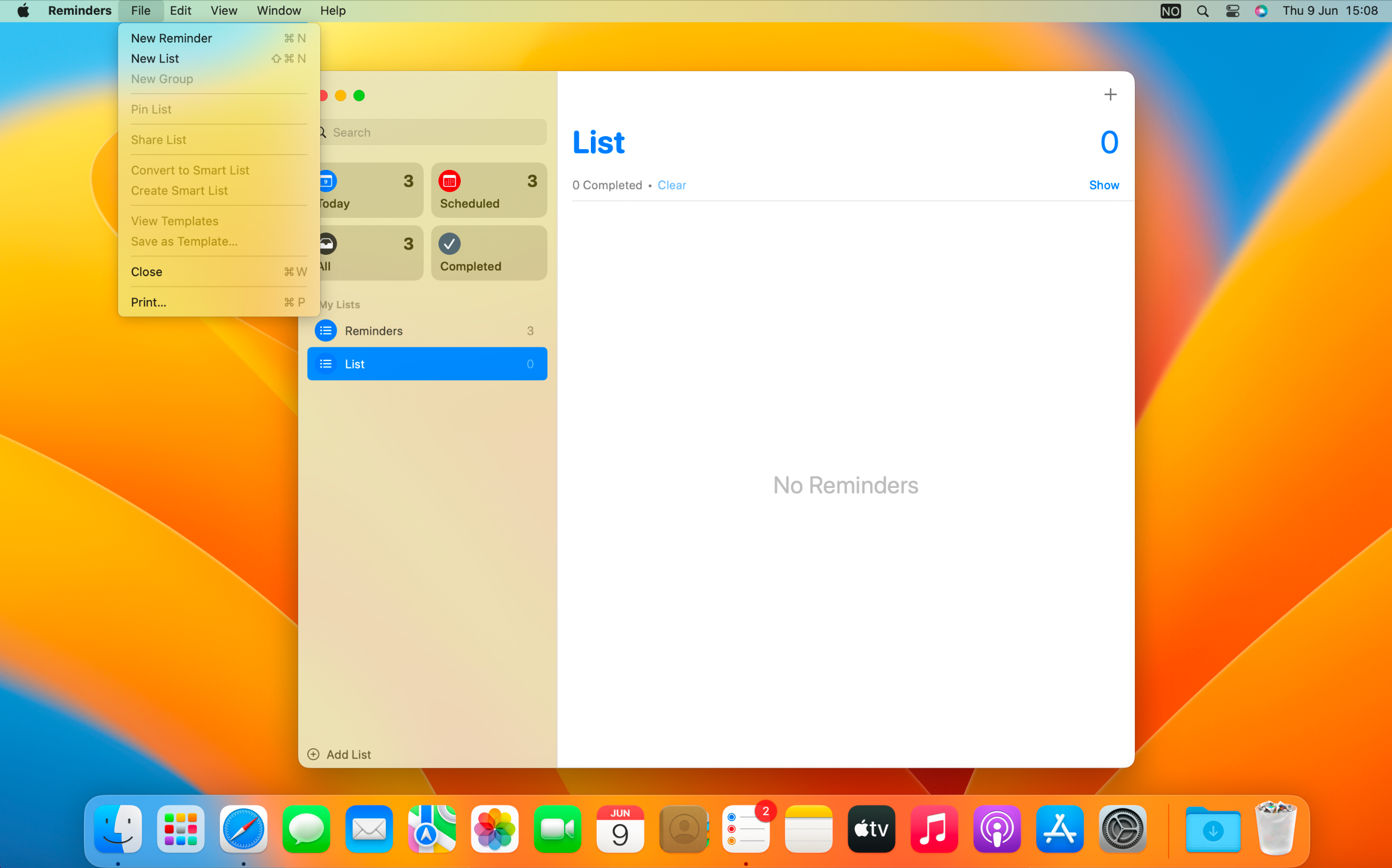 Screenshot of macOS Ventura